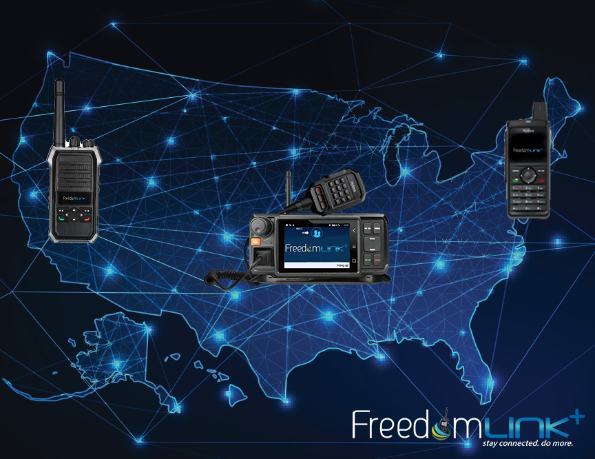 Nationwide Push‑to‑Talk Radios – LTE PoC Solutions | FreedomLINK+